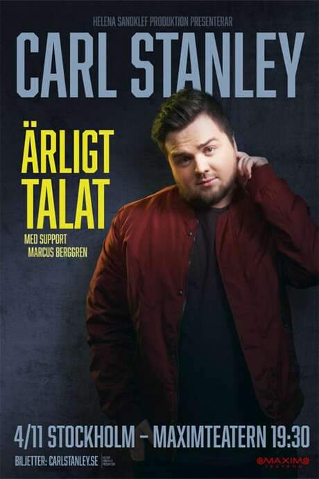 Carl Stanley: Ärligt talat (2017) movie poster