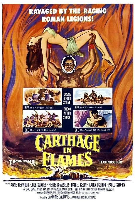 Carthage in Flames (1960) movie poster