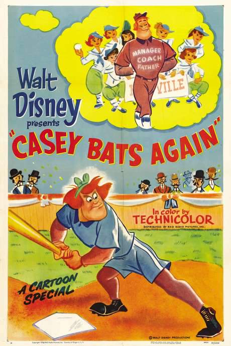 Casey Bats Again (1954) movie poster