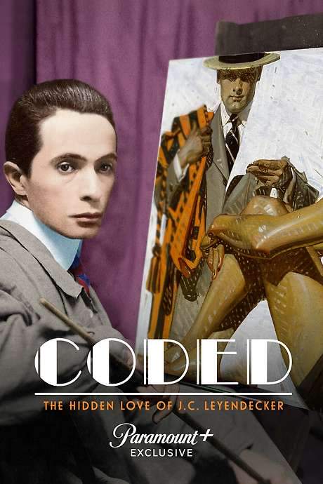 Coded: The Hidden Love of J.C. Leyendecker (2021) movie poster