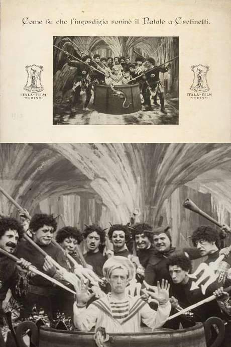 Come fu che l’ingordigia rovinò il Natale a Cretinetti (1910) movie poster