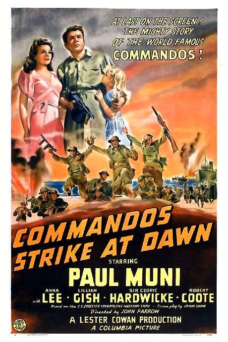 Commandos Strike at Dawn (1942) movie poster