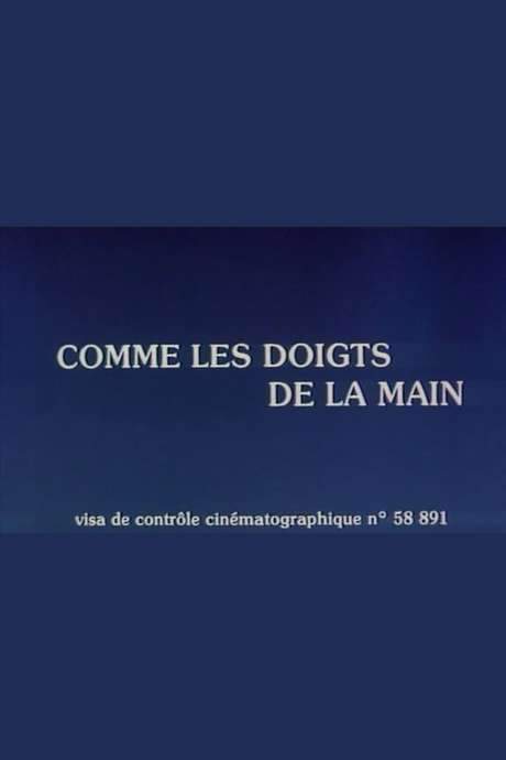 Comme les doigts de la main (1985) movie poster