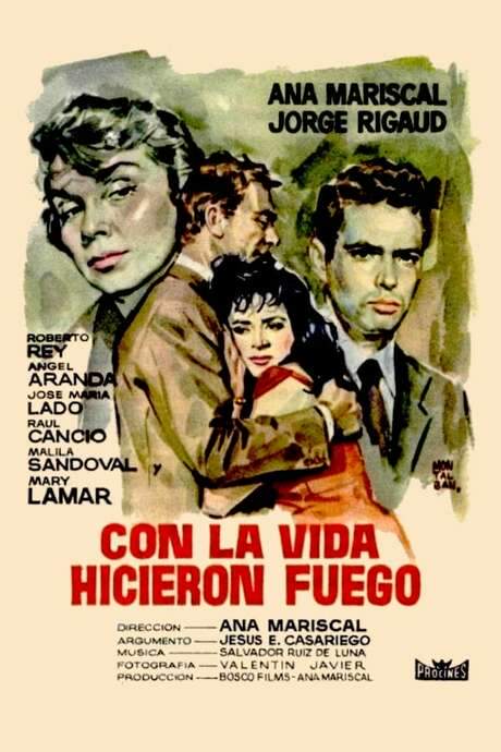 Con la vida hicieron fuego (1959) movie poster