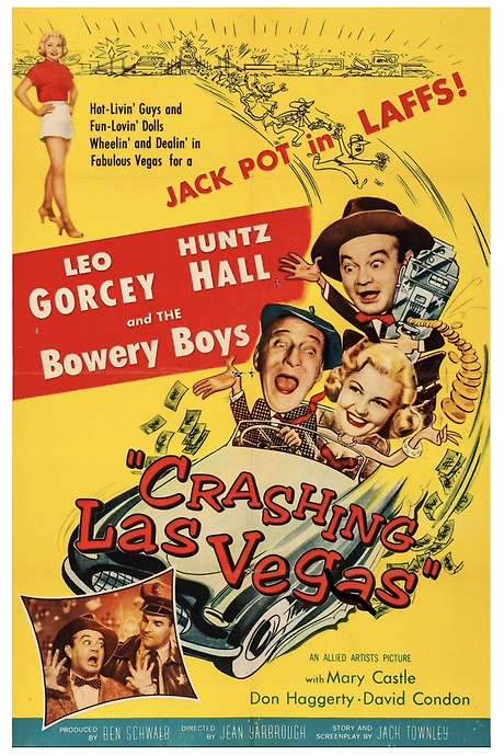 Crashing Las Vegas (1956) movie poster