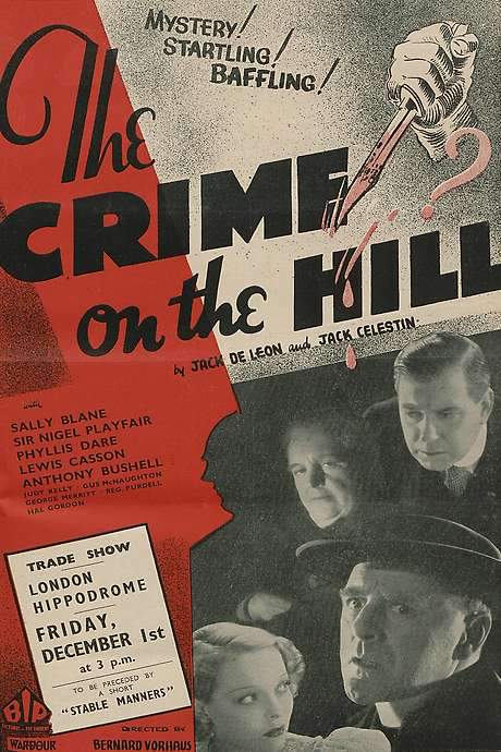 Crime on the Hill (1933) movie poster