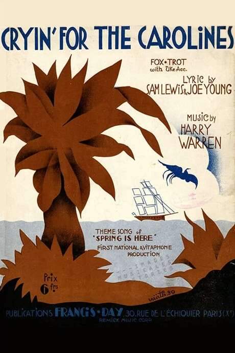 Crying for the Carolines (1930) movie poster