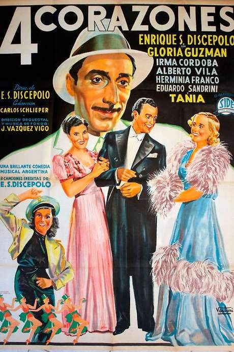 Cuatro corazones (1939) movie poster