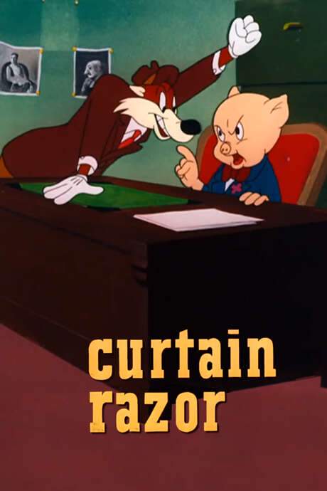 Curtain Razor (1949) movie poster