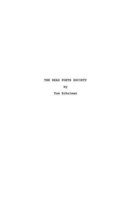 Dead Poets: A Look Back (2006) movie poster