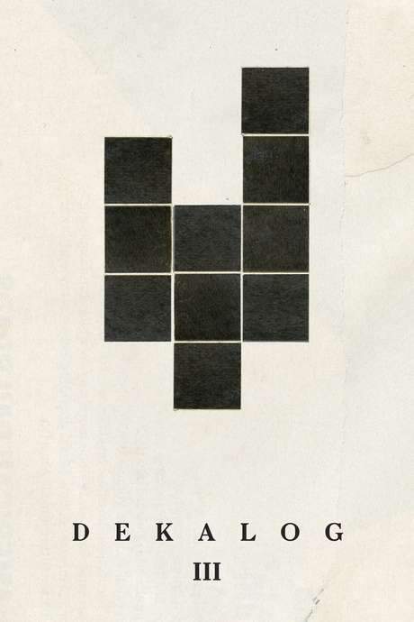 Decalogue III (1989) movie poster