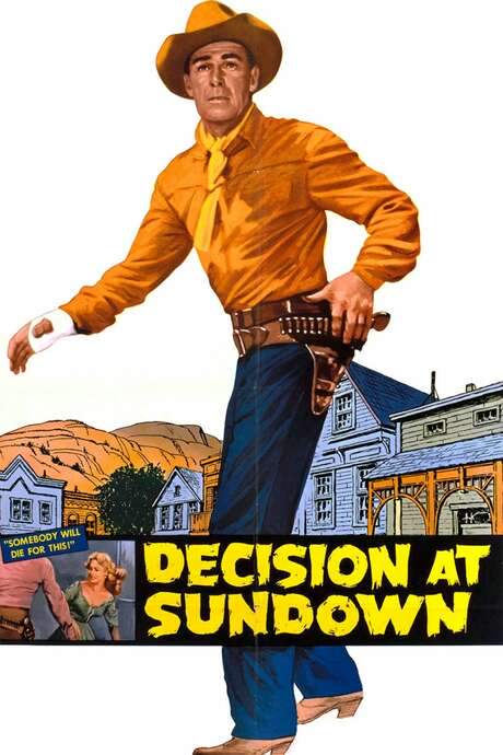 Decision at Sundown (1957) movie poster