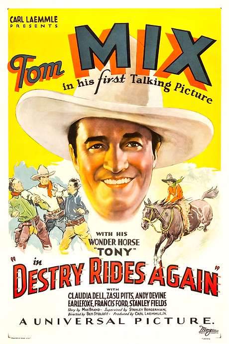 Destry Rides Again (1932) movie poster
