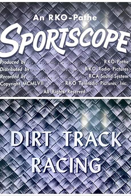Dirt Track Racing (1957) movie poster