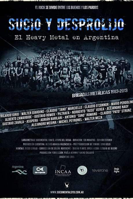 Dirty and Messy: Heavy Metal in Argentina (2015) movie poster