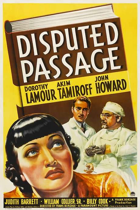 Disputed Passage (1939) movie poster