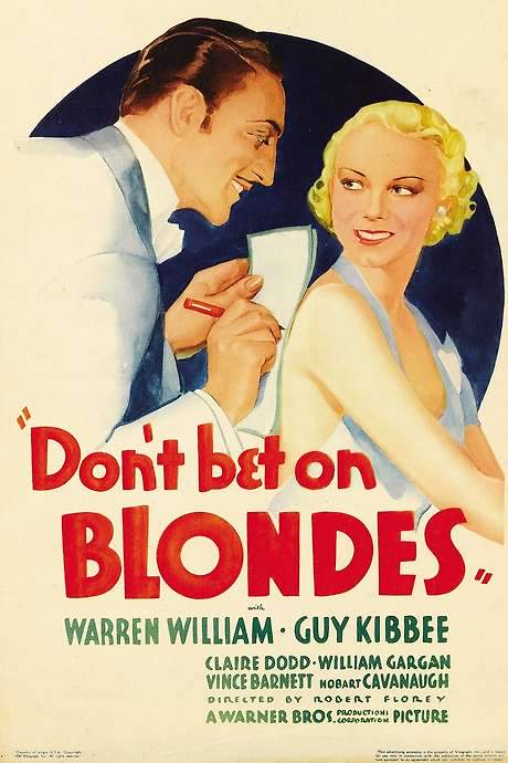 Don’t Bet on Blondes (1935) movie poster