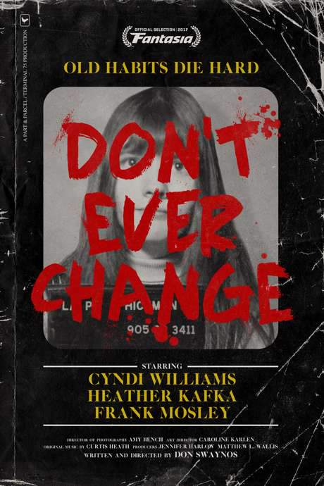 Don’t Ever Change (2017) movie poster