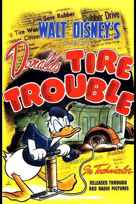 Donald’s Tire Trouble (1943) movie poster