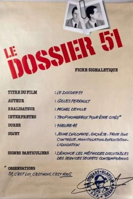 Dossier 51 (1978) movie poster