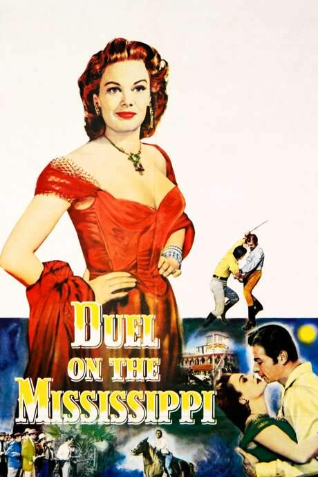 Duel on the Mississippi (1955) movie poster