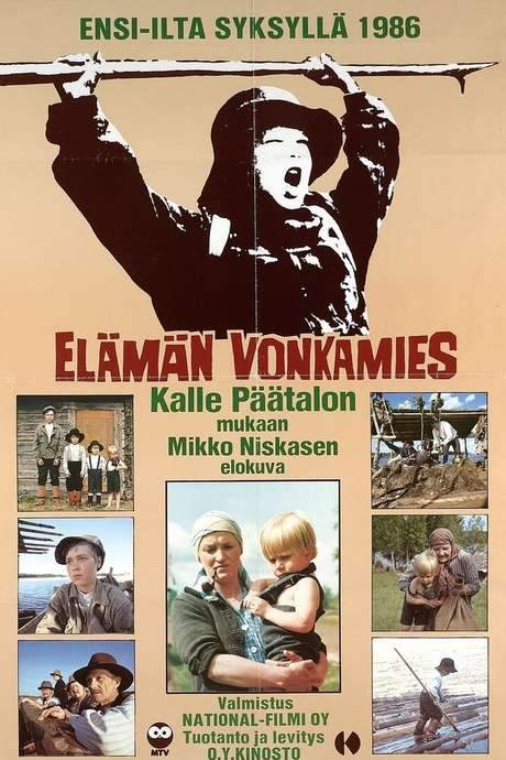 Elämän vonkamies (1986) movie poster
