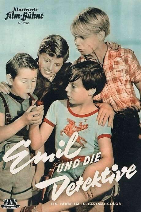 Emil and the Detectives (1954) movie poster