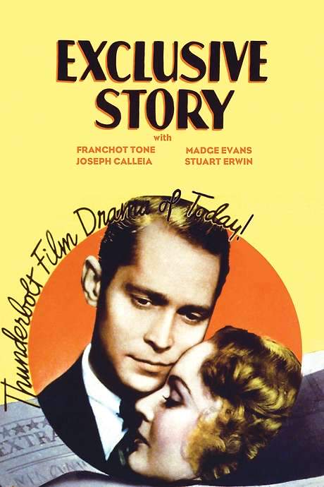 Exclusive Story (1936) movie poster