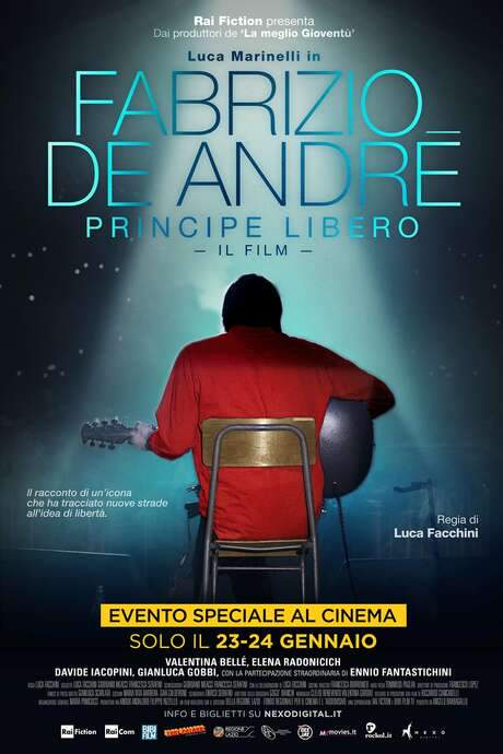 Fabrizio De André: Principe libero (2018) movie poster