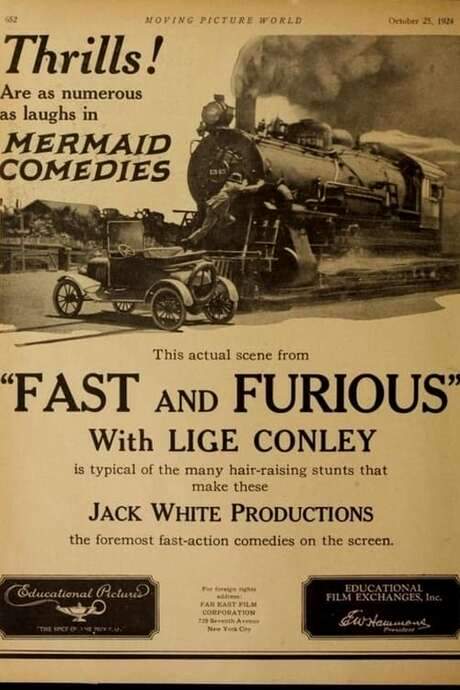 Fast and Furious (1924) movie poster