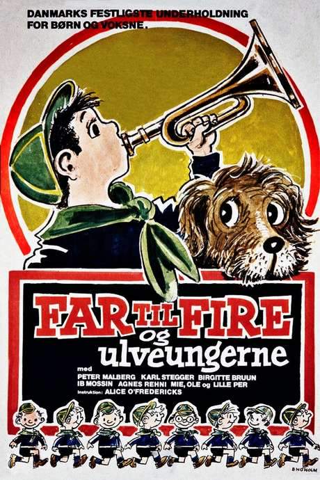 Father of Four and the Wolf Cubs (1958) movie poster