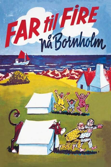 Father of Four: On Bornholm (1959) movie poster