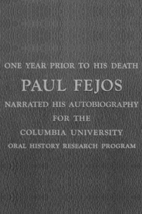 Fejos Memorial (1963) movie poster