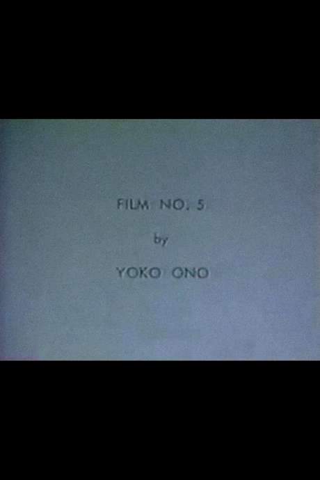 Film No. 5 (1968) movie poster