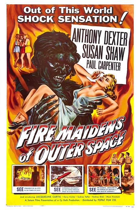 Fire Maidens of Outer Space (1956) movie poster