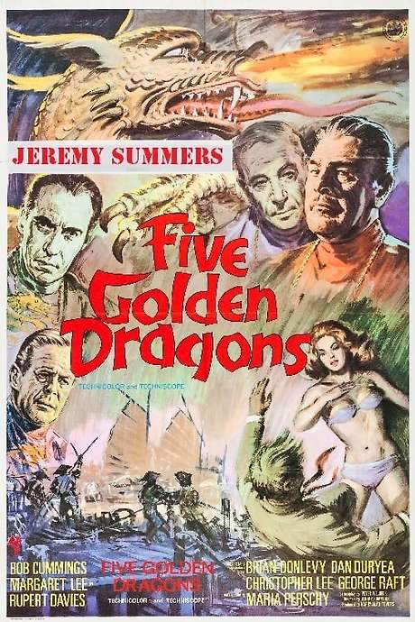 Five Golden Dragons (1967) movie poster