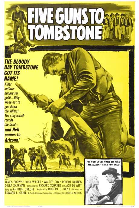 Five Guns to Tombstone (1961) movie poster