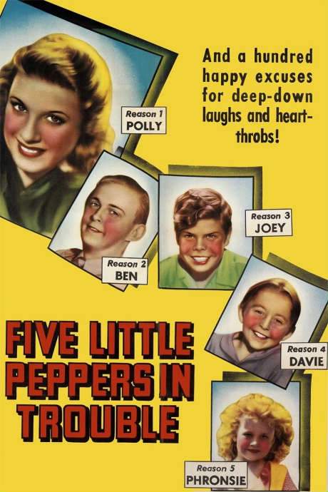 Five Little Peppers in Trouble (1940) movie poster