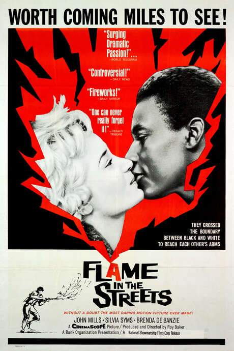 Flame in the Streets (1961) movie poster