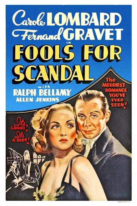Fools for Scandal (1938) movie poster