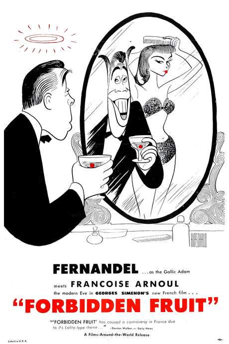 Forbidden Fruit (1952) movie poster