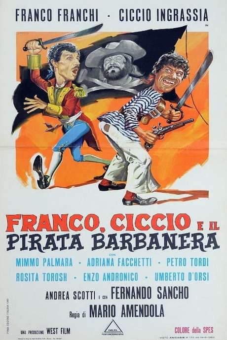 Franco, Ciccio and the Pirate Blackbeard (1969) movie poster