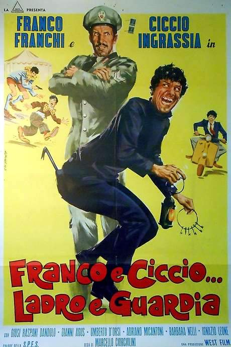 Franco and Ciccio… Robber and Cop (1969) movie poster