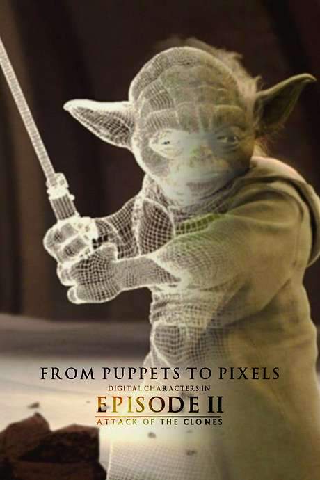 From Puppets to Pixels: Digital Characters in ‘Episode II’ (2002) movie poster