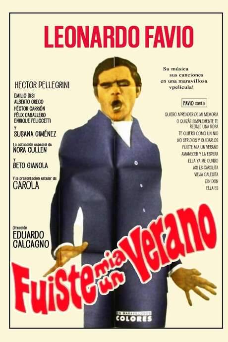 Fuiste mía un verano (1969) movie poster