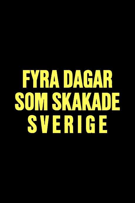 Fyra dagar som skakade Sverige - Midsommarkrisen 1941 (1988) movie poster