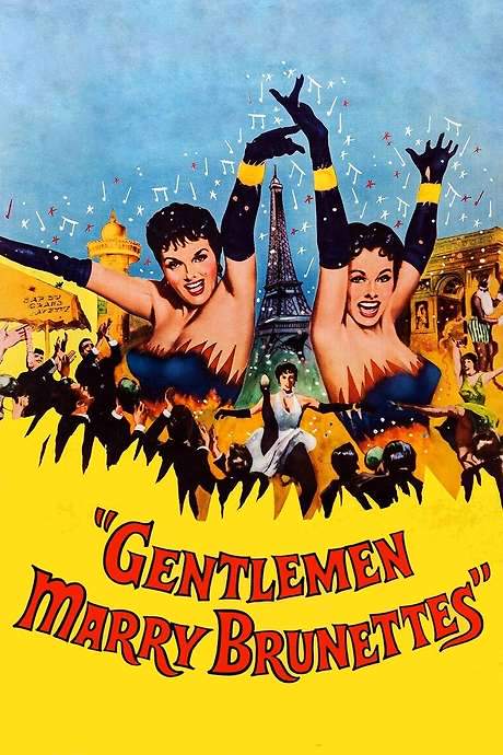 Gentlemen Marry Brunettes (1955) movie poster