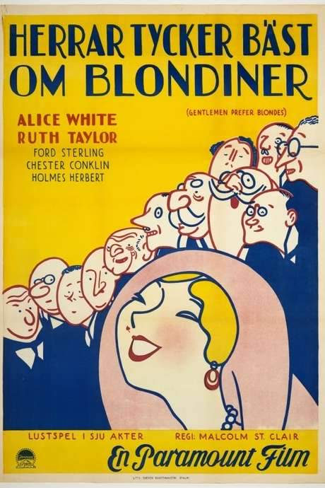 Gentlemen Prefer Blondes (1928) movie poster