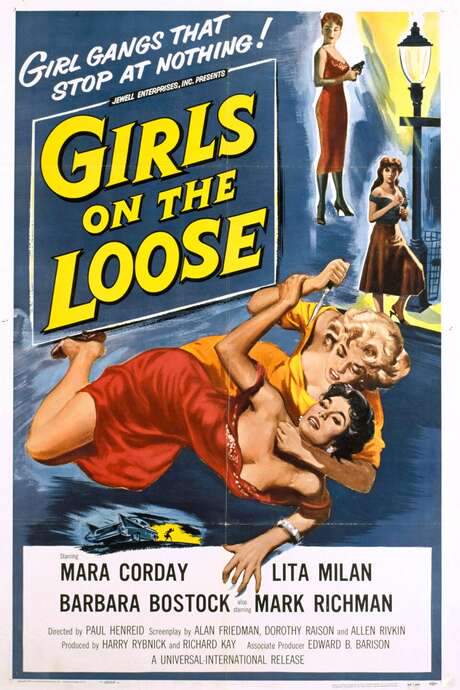 Girls on the Loose (1958) movie poster