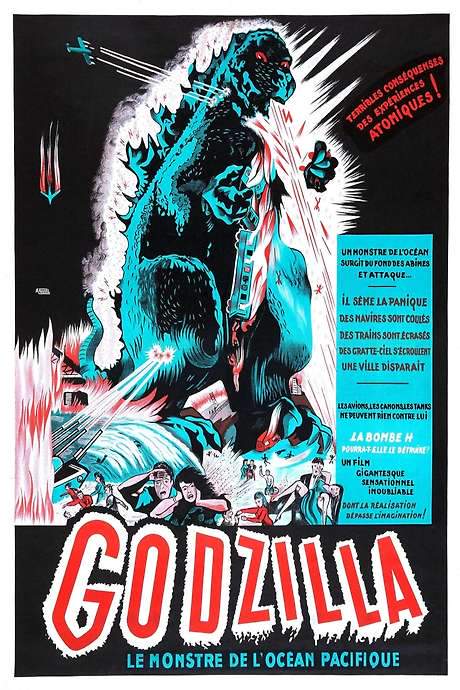 Godzilla, the Monster of the Pacific Ocean (1957) movie poster